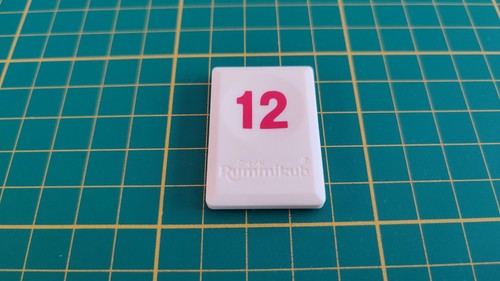 Tuile chiffre douze - chiffre, 12