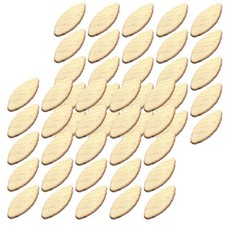 50x Lamelle Bois assemblage Type 10 hêtre Cheville Fraiseuse 53 x 19 x 4mm