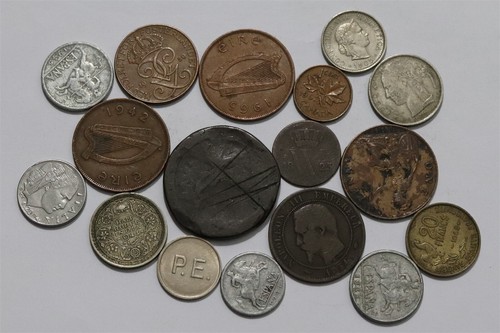 World old coins - old,
