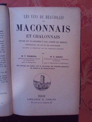 Vermorel vins beaujolais - vins,