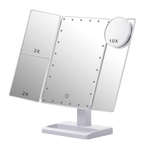 Miroir maquillage trois - miroir, à