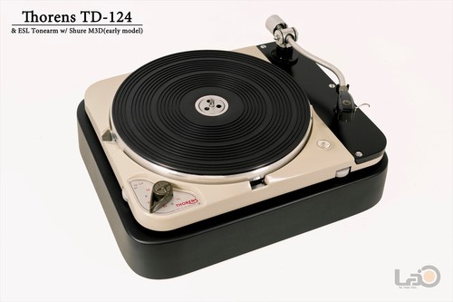 Thorens 124 platine socle - platine, +