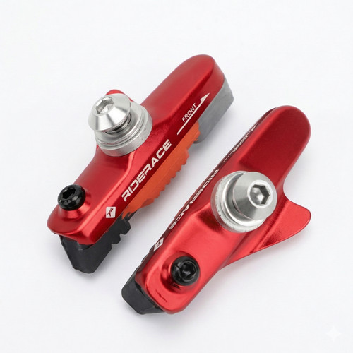 Paire patins frein - patins, rouge