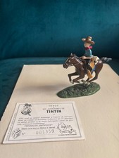 pixi tintin cow-boy a cheval