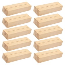  Base de carte créative en bois, 10 pièces, porte-carte, Base de carte postale
