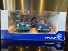 COFFRET PACK RENAULT R8 GORDINI ET R5 TURBO BLEU SCALE 1/18 SOLIDO