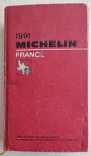 Guide rouge MICHELIN 1991 FRANCE Guide touristique et routier
