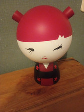 Lampe de Chevet  poupée japonaise en Kimono LED  Décoration Chambre Enfant Manga