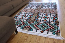 Tapis Kilim neuf, lavable, 130