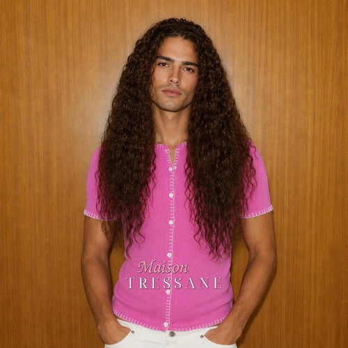Perruque homme brun - , foncé
