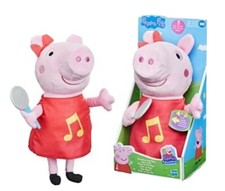 PEPPA PIG HASBRO peluche interactive CHANTE PARLE RIT GROGNE 