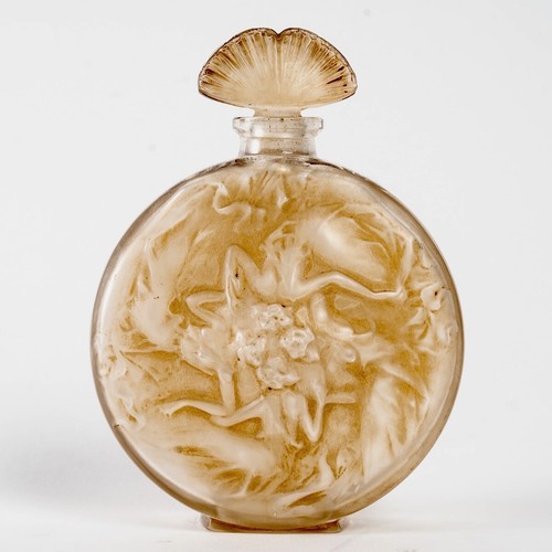 Flacon rosace figurines verre - rosace,