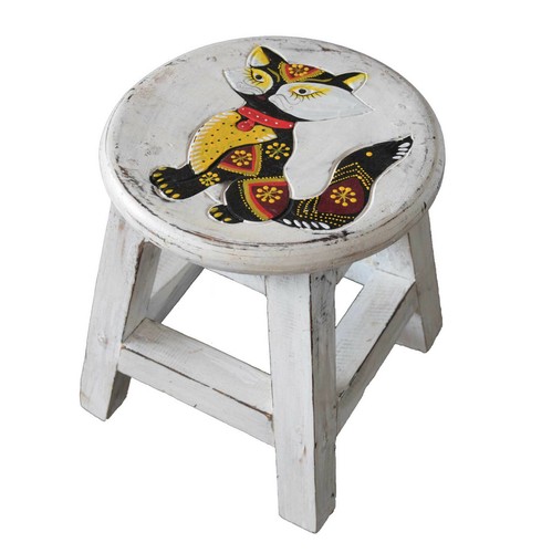 Tabouret bois fauteuil - tabouret, en