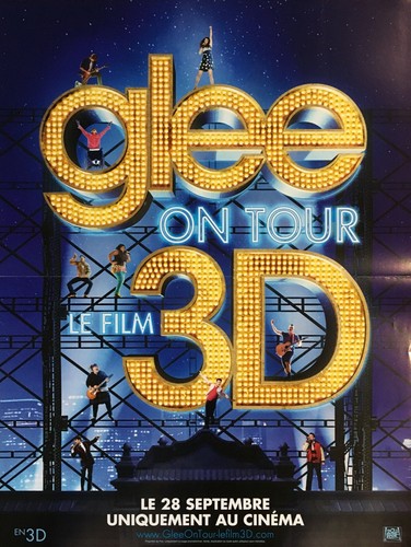 Affiche cinéma glee tour - on,