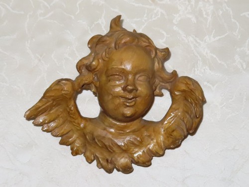 Figurine bois putte - figurine, "