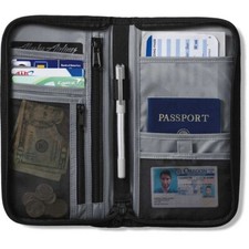DAKINE ORGANIZER TRAVEL SLEEVE POCKET DOCUMENTS PASSPORT NOIR BLACK.