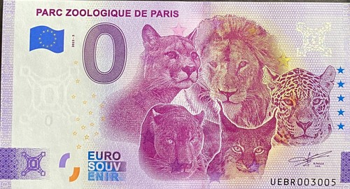 Billet euro parc - 0,