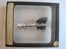 Rare Plaque Verre Photo Verre