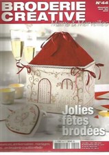 BRODERIE CREATIVE N°44 JOLIES FETES BRODEES / CELEBRER L'AMOUR / FETE DE FAMILLE