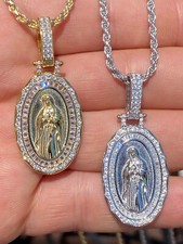 Plata Solida 925 Virgen Maria