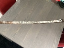 Ceinture LE TEMPS DES CERISES taille 80 cuir blanc clouté 