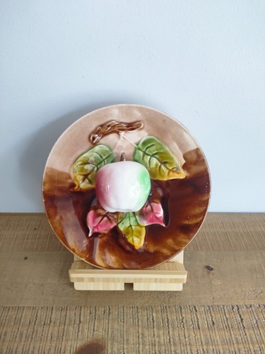 Ancienne assiette barbotine - en,