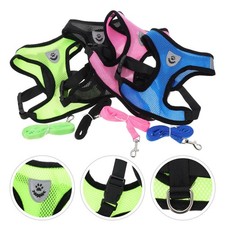  4 Sets Harnais Laisse