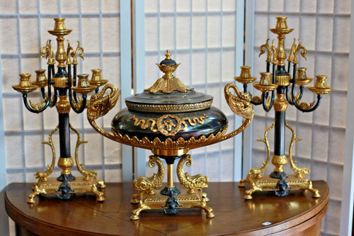 Parure cheminée garniture - de,