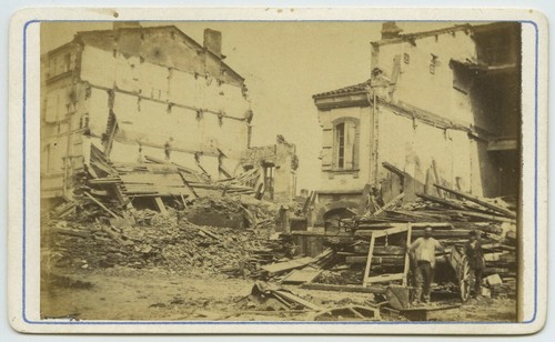 Cdv crue 1875 toulouse - cdv,
