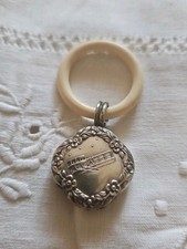 hochet Grelot ancien argent