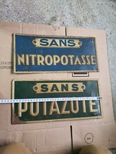 plaque tôle ancienne X2