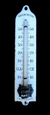 ancien thermomètre en faience