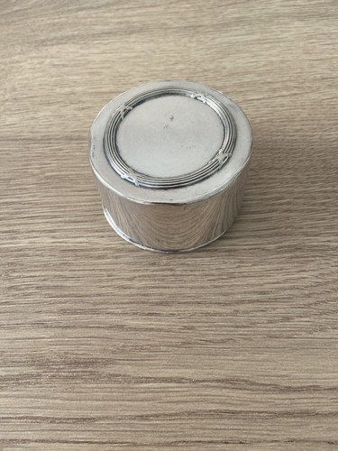 Ancien poudrier argent