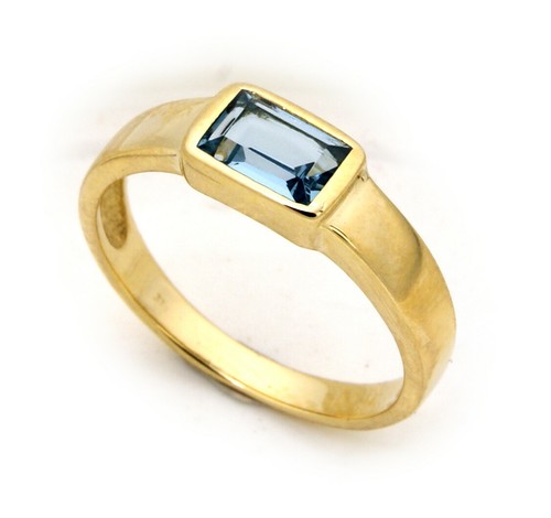 Bague femme jaune - or, 585