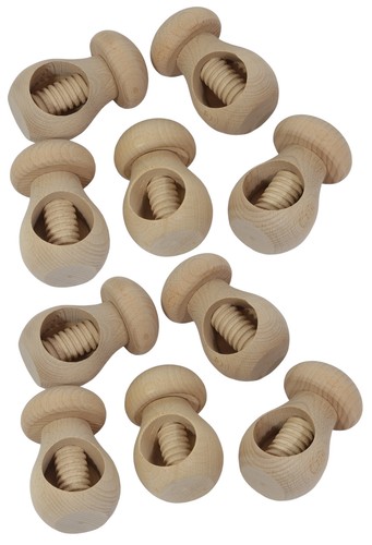 Lot casse noix - 10, bois