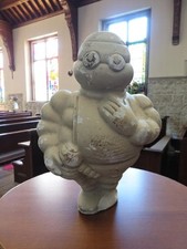  Sculpture en plâtre Bibendum Michelin vintage des années 50/60