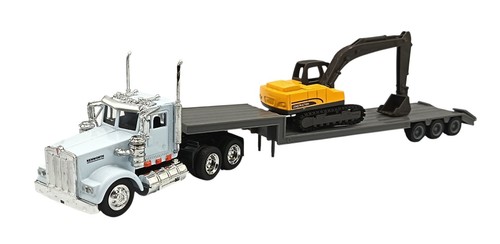 Kenworth w900 lowboy trailer - kenworth,