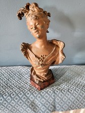 Sculpture buste jeune femme - buste,