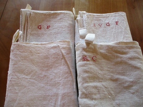 Lot 4 torchons - de,