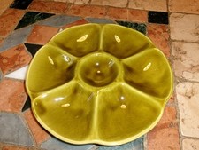 ASSIETTE A HUITRES   FAIENCE