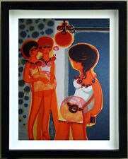 Lithographie  LES ANGELIQUES  IX  Signé FREDERIC MENGUY Epreuve Japon XCII/CXIX