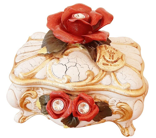 Boîte avec rose rouges - rouges, en