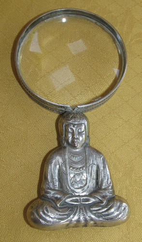 Loupe ancienne bronze - loupe, en