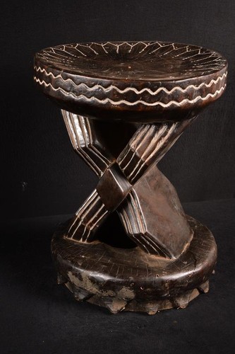 Tabouret bamoun ancien - tabouret,