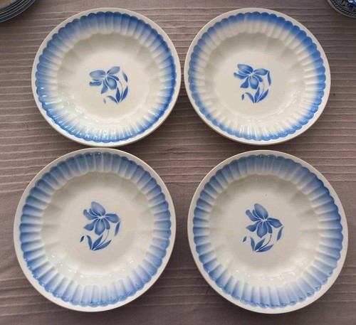 Assiettes creuses anciennes - 4,