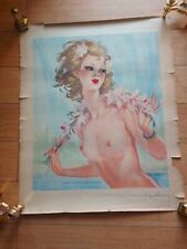 GRANDE AFFICHE PIN UP D'EUGENE