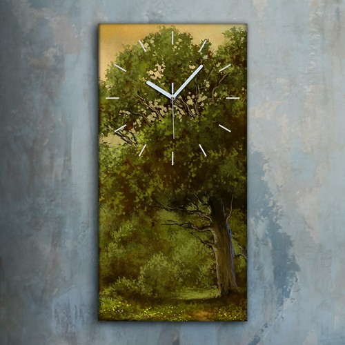 Horloge décorative sur - , toile