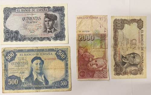 Lot billets banque - banque, espagne