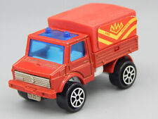 Majorette Mecerdes Unimog Pompier n°224 rouge made in France