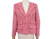 NEUF VESTE DE TAILLEUR CHANEL P22966V13825 EN TWEED ROSE 40 M 3 BOUTONS 6500€